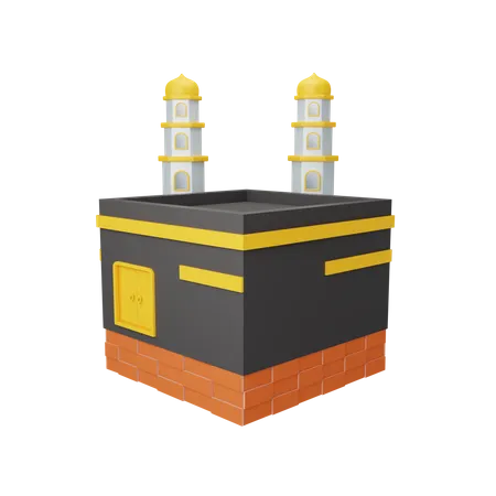 Kaaba, Mecque  3D Illustration