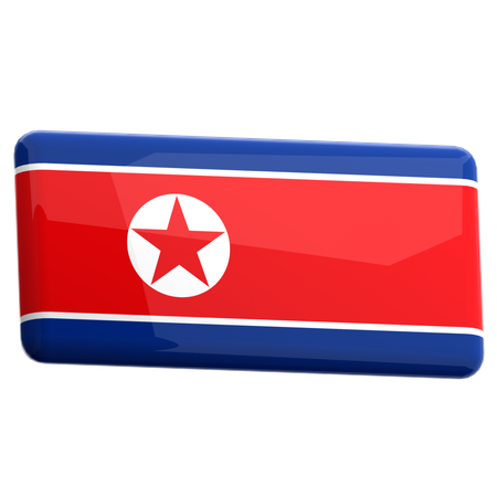 Nord Korea  3D Icon