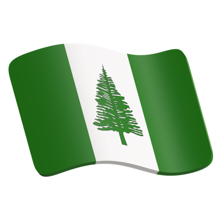 Norfolk Island  3D Icon