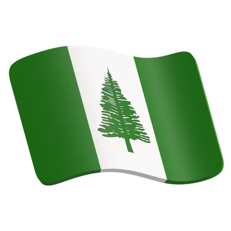 Norfolk Island  3D Icon