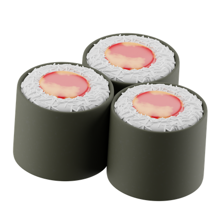 Norimaki Sushi  3D Icon