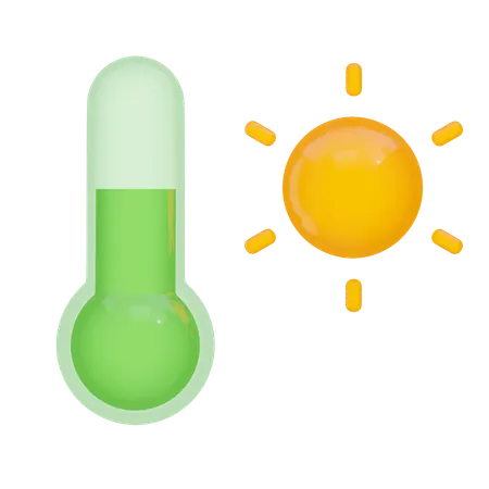 Normal temperature 3D Icon