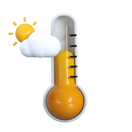 Normal thermometer  3D Icon