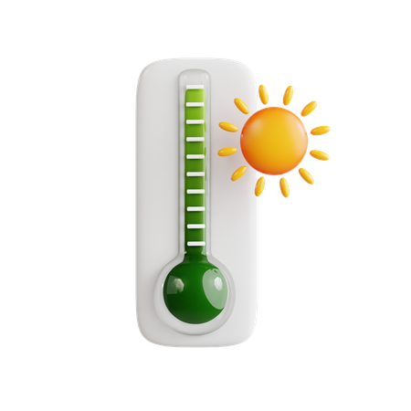 Normal Thermometer  3D Icon