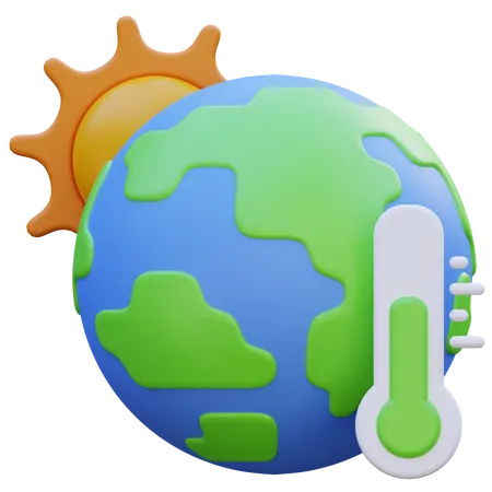 Normale Temperatur  3D Icon