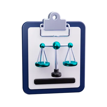 Regulaciones legales  3D Icon