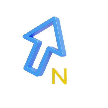 North Arrow  3D Icon