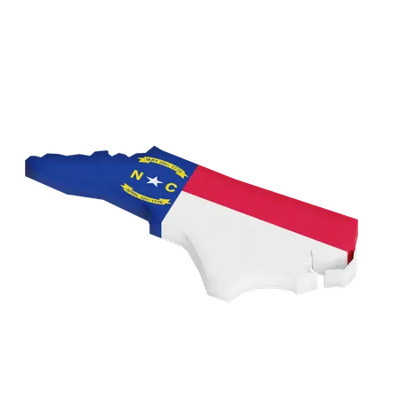 North carolina  3D Icon