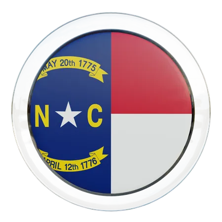 North Carolina Flag  3D Flag