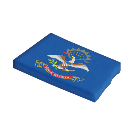 North Dakota  3D Icon