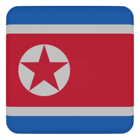 North Korea  3D Icon