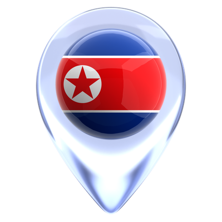 North korea  3D Icon