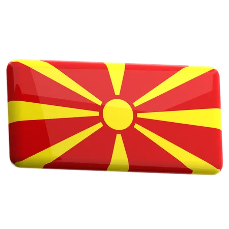 North macedonia  3D Icon