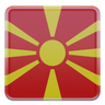 3d north macedonia flag illustration