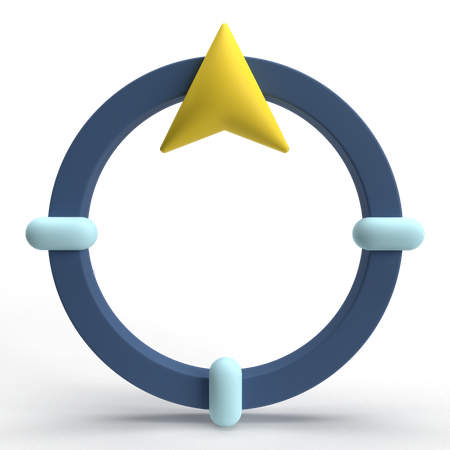 North Navigation  3D Icon