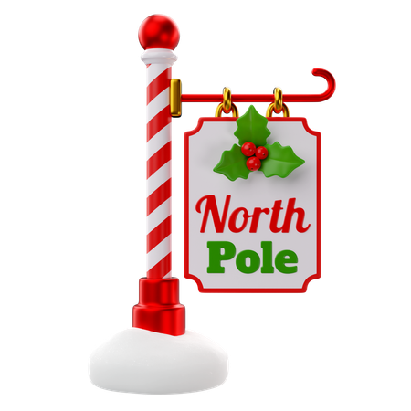 North Pole  3D Icon