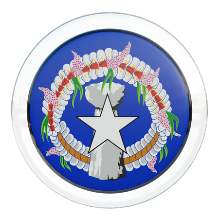 Northern Mariana Islands Flag  3D Icon
