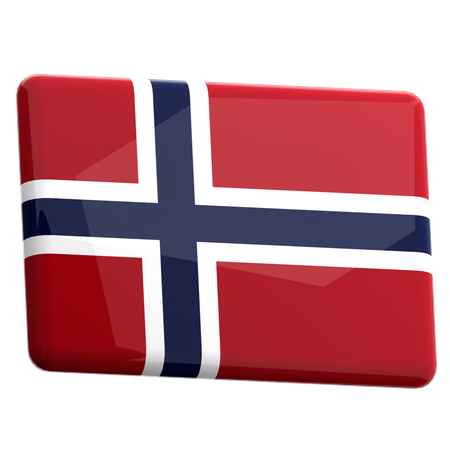 Noruega  3D Icon