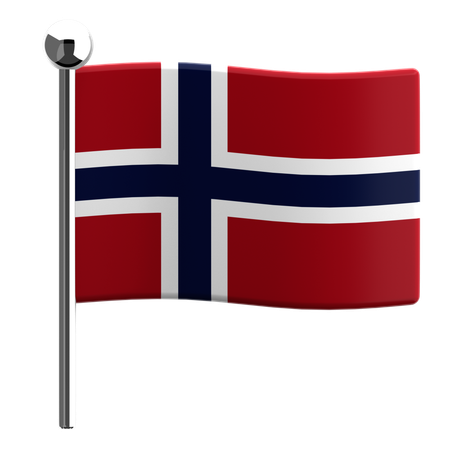 Noruega  3D Icon