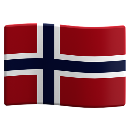 Noruega  3D Icon