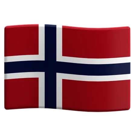 Noruega  3D Icon