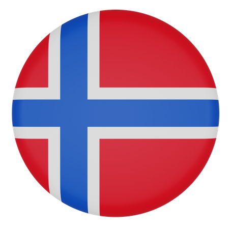 Noruega  3D Icon