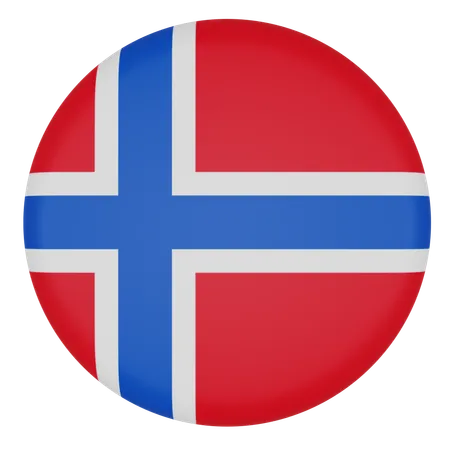 Noruega  3D Icon