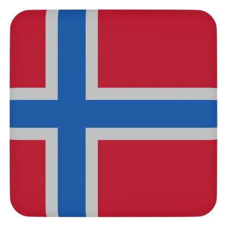 Noruega  3D Icon