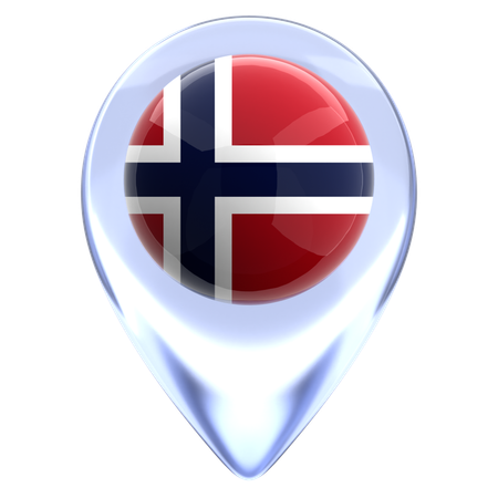 ノルウェー  3D Icon