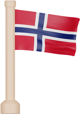 Norway Flag  3D Icon