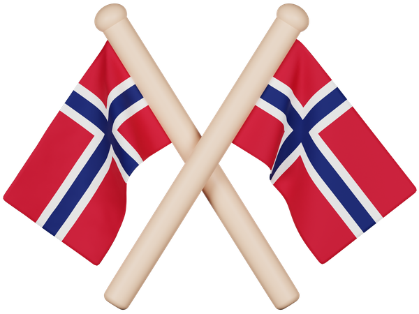 Norway Flag  3D Icon