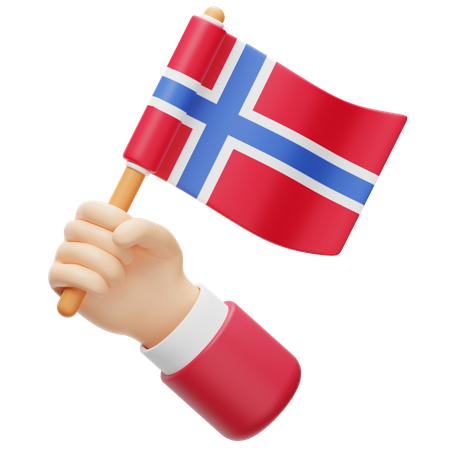 Norway Flag  3D Icon