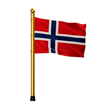 Norway Flag  3D Icon