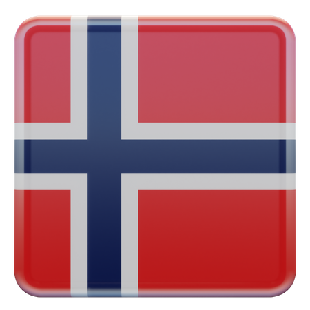 Norway Flag  3D Illustration