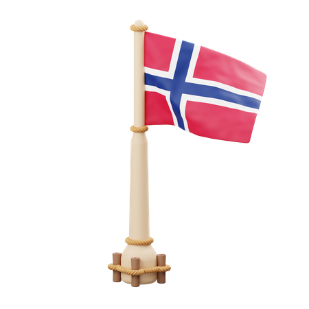 Norway Flag 3D Icon