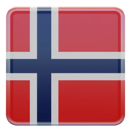 Norwegen Flagge  3D Flag