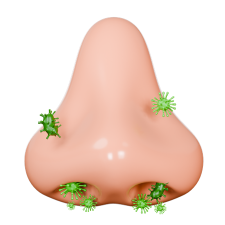Nose Diseases  3D Icon