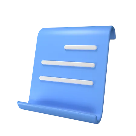 Nota  3D Icon