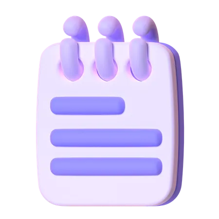 Nota  3D Icon