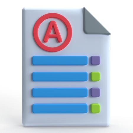 Nota A++  3D Icon