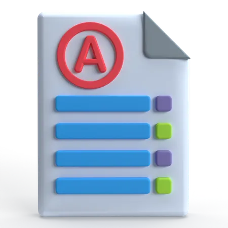 Nota A++  3D Icon