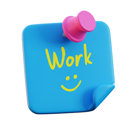 Nota adhesiva  3D Icon