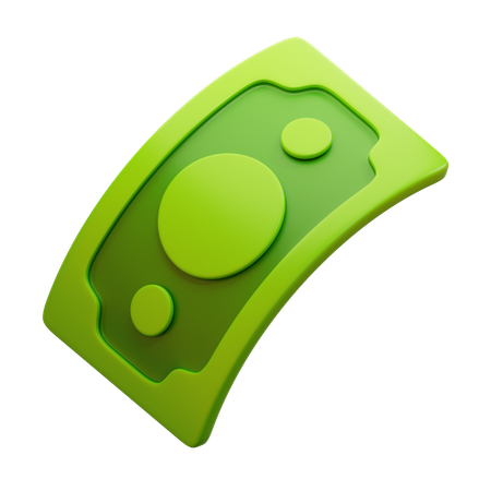 Nota de dinheiro  3D Icon