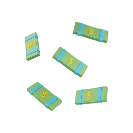 Nota de dólar  3D Icon
