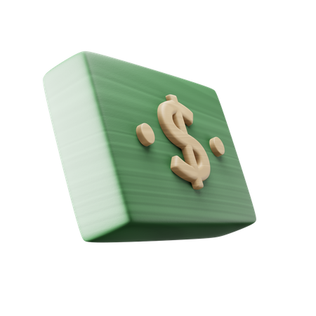 Nota de dólar  3D Icon