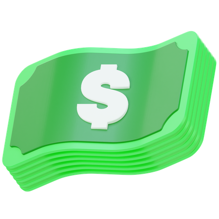 Nota de dinero  3D Icon