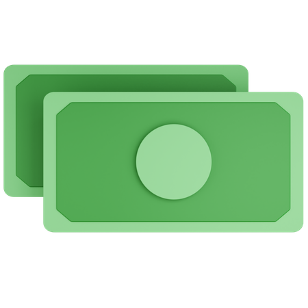 Nota de dinero  3D Icon