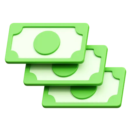 Nota de dinero  3D Icon