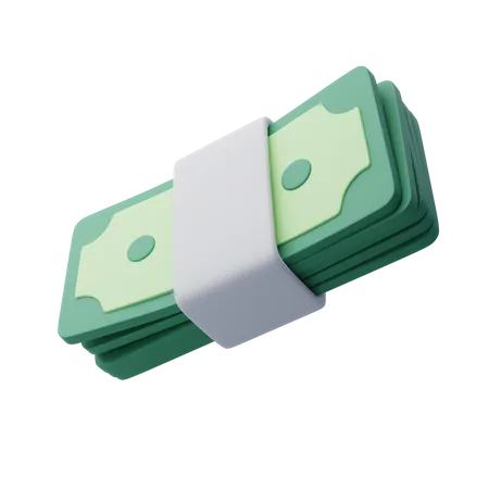 Nota de dólar  3D Icon