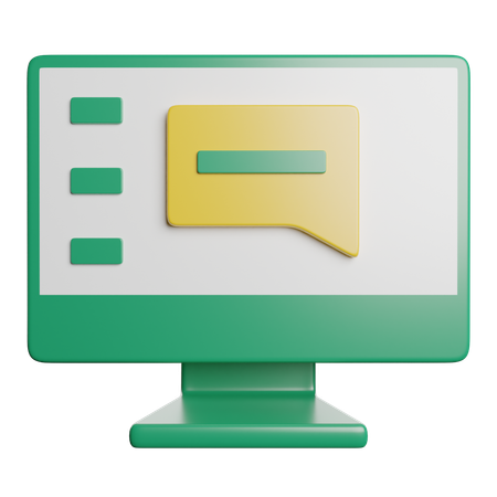Nota en línea  3D Icon